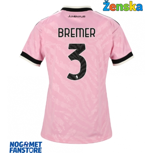 Juventus Gleison Bremer #3 Gostujuci Dres za Ženska 2026-27 Kratak Rukav